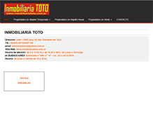 Tablet Screenshot of inmobiliariatoto.com.ar